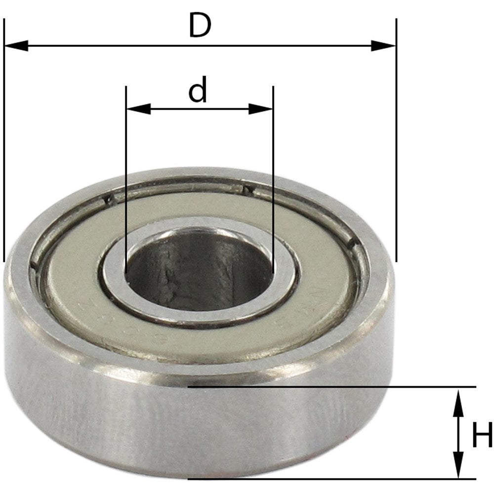 kogellager 9,52x4,76x3,18-2