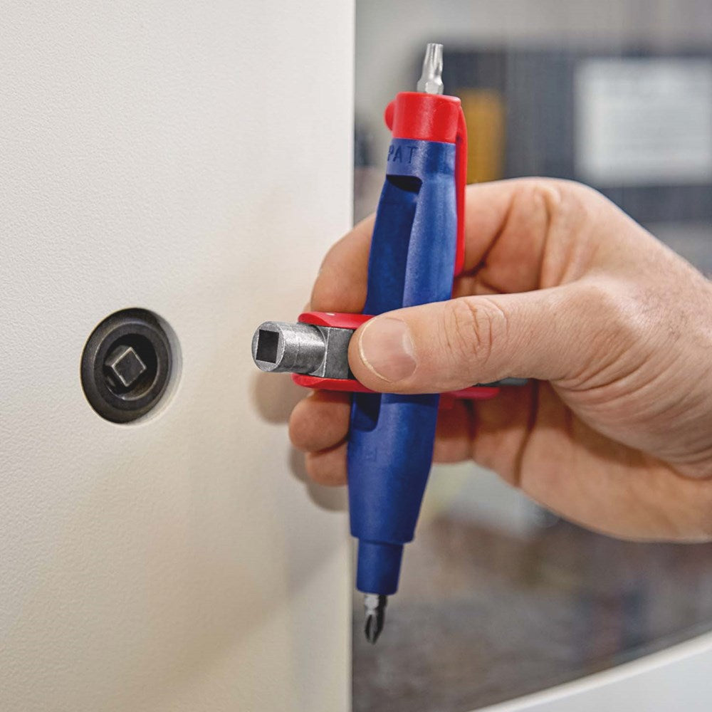 KNIPEX 00 11 07 Stiftschakelkastsleutel voor alle standaard schakelkasten en afsluitsystemen 145 mm-7