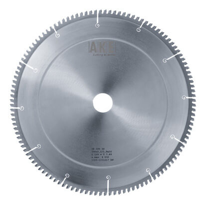 Zaagblad Ø 350 mm, asgat 40 mm, B=3,20 mm, Z=72 Wisseltand Neg., HW