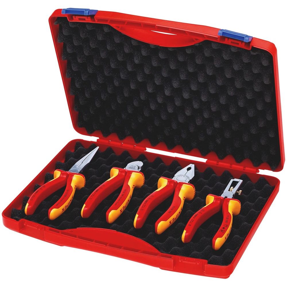KNIPEX 00 20 15 Gereedschapsbox "RED" Electro Set 1 4-delig-0