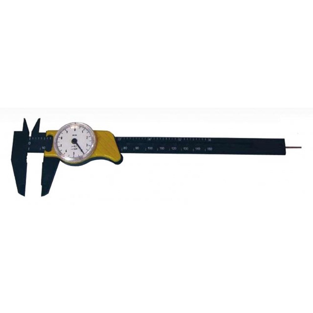 Uhr-Messschieblehre aus Fiberglas, Ablesung 1/10 mm-0