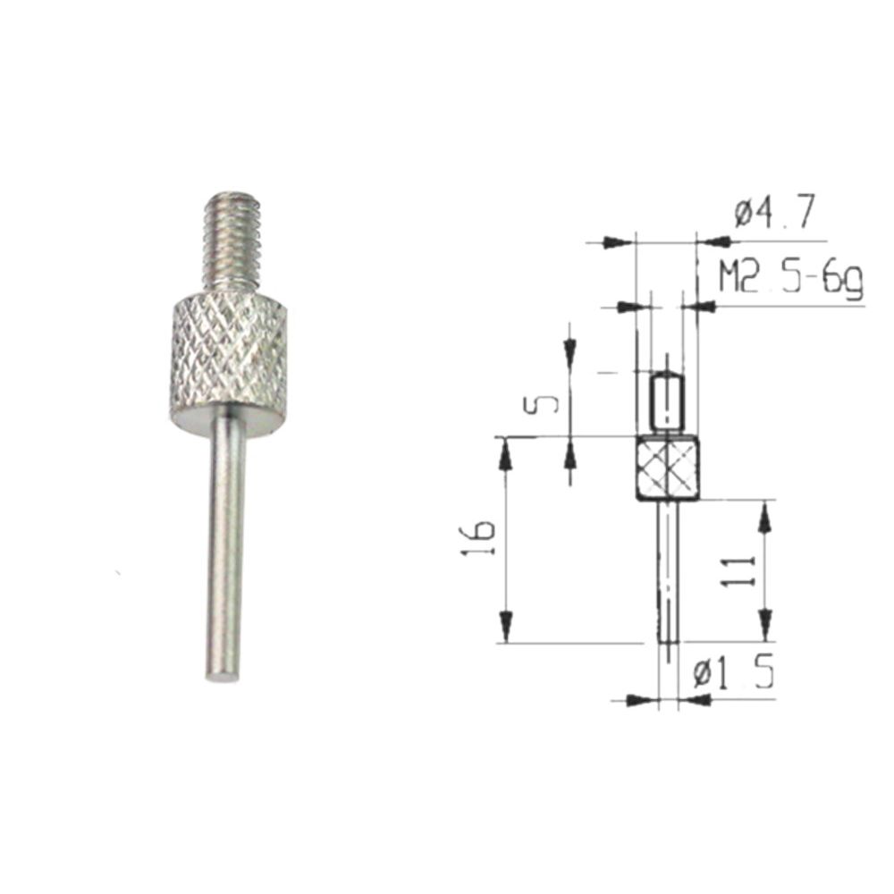Meetinzet voor meetklok diameter 1,5mm-0