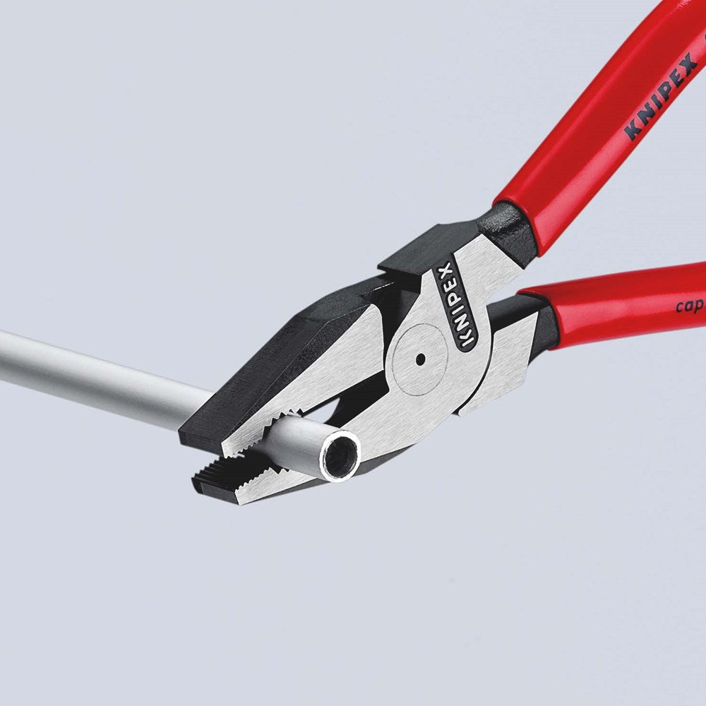 KNIPEX 02 01 225 Kracht-Kombitang met kunststof bekleed zwart geatramenteerd 225 mm-8