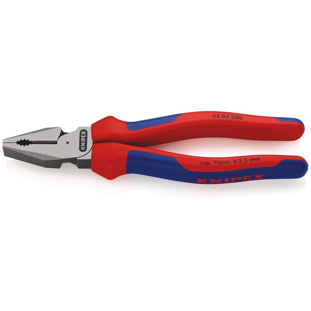 KNIPEX 02 02 200 Kracht-Kombitang met meer-componentengrepen zwart geatramenteerd 200 mm-0