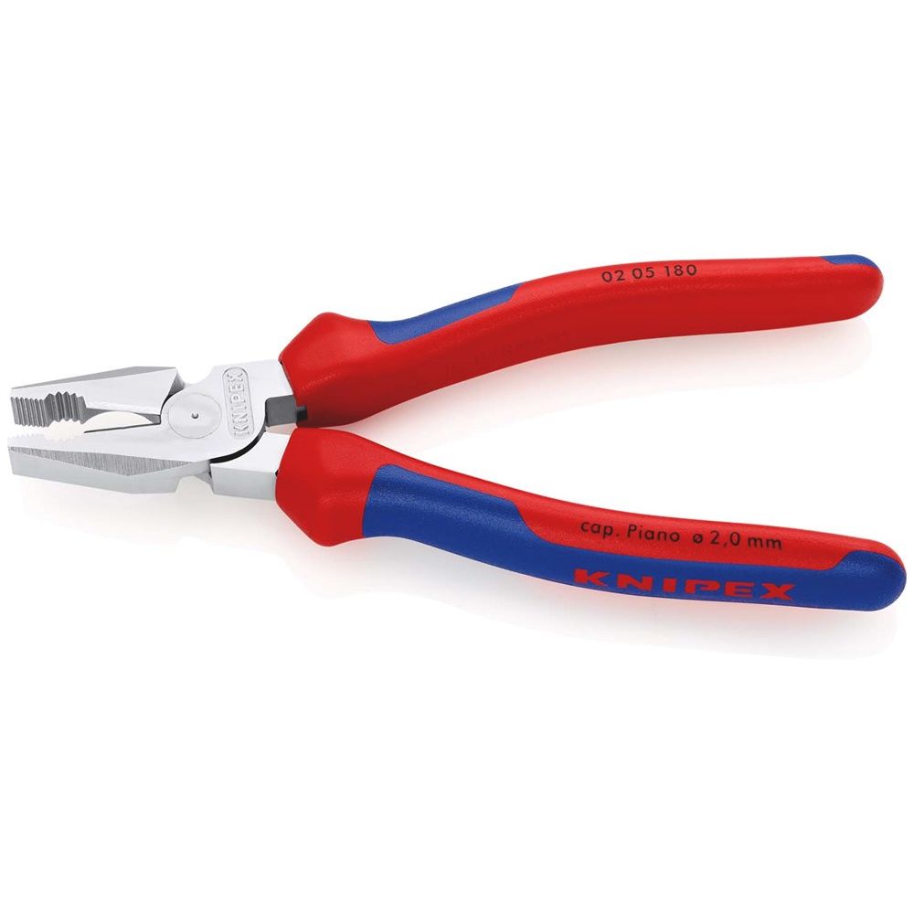 KNIPEX 02 05 180 Kracht-Kombitang met meer-componentengrepen verchroomd 180 mm-2