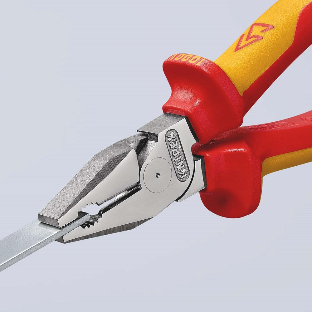 KNIPEX 02 06 180 Kracht-Kombitang geïsoleerd met meer-componentengrepen, VDE-getest verchroomd 180 m-8