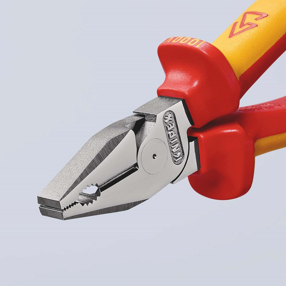 KNIPEX 02 06 180 Kracht-Kombitang geïsoleerd met meer-componentengrepen, VDE-getest verchroomd 180 m-9