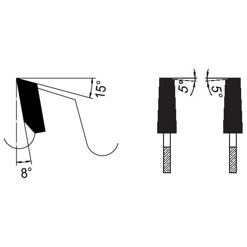 Super Plus Voorritszaagblad Ø 180 mm, asgat 45 mm, B=4,8-5,8 mm, Z=36 W Kon., HW