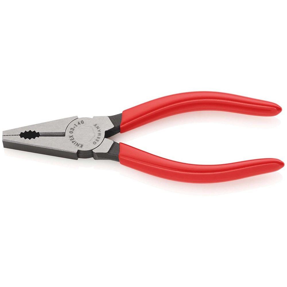 KNIPEX 03 01 140 Kombitang met kunststof bekleed zwart geatramenteerd 140 mm-0
