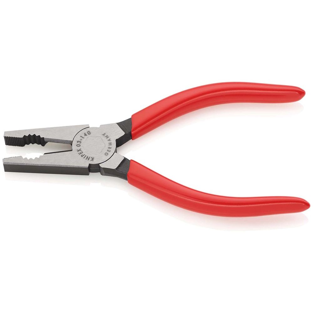 KNIPEX 03 01 140 Kombitang met kunststof bekleed zwart geatramenteerd 140 mm-2