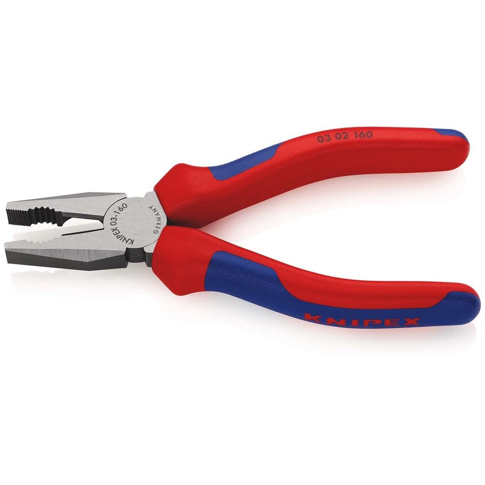 KNIPEX 03 02 160 Kombitang met meer-componentengrepen zwart geatramenteerd 160 mm-2