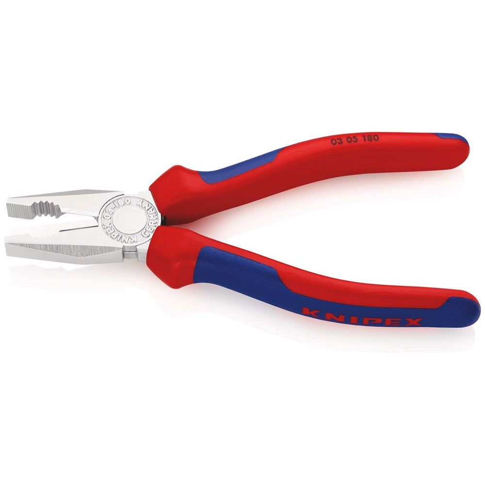 KNIPEX 03 05 180 Kombitang met meer-componentengrepen verchroomd 180 mm-2