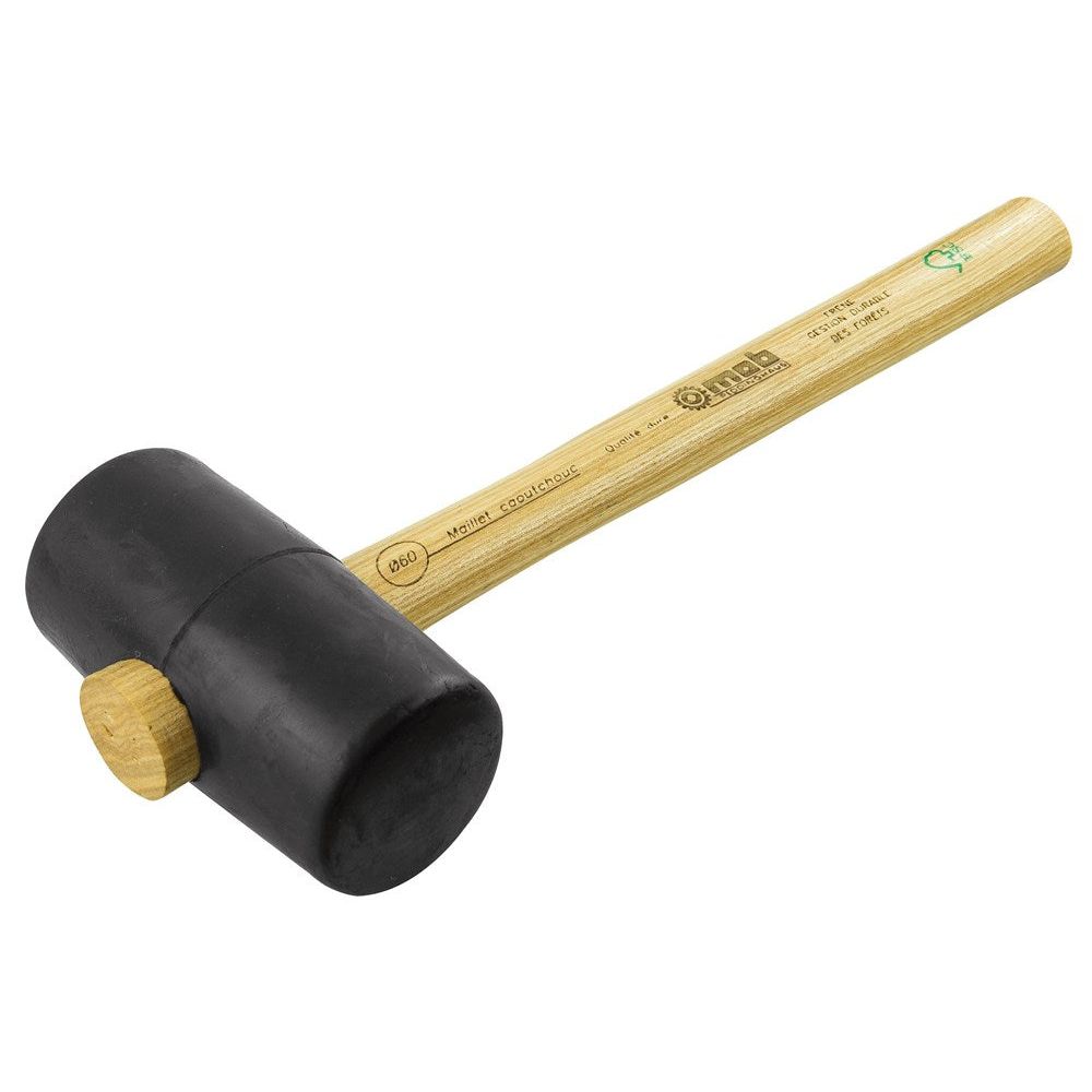 Rubber hamer 60mm, 330mm-0