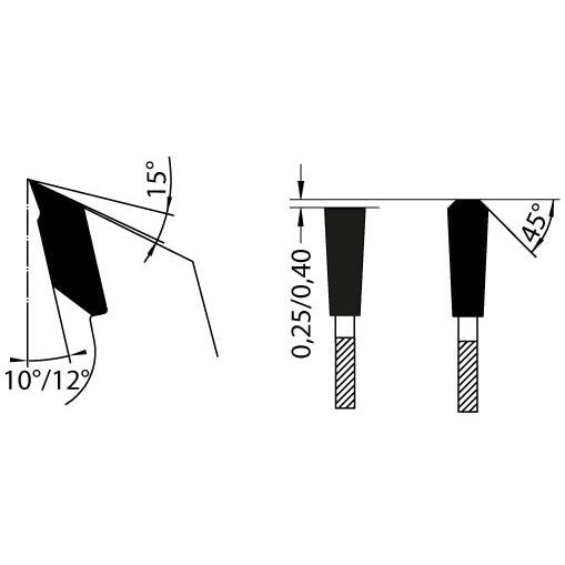Zaagblad Ø 780 mm, asgat 40 mm, B=6,20 mm, Z=48 TF-H Pos., HW