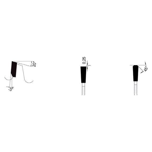 Zaagblad Ø 200 mm, asgat 30 mm, B=2,20 mm, Z=100 TF Neg., HW