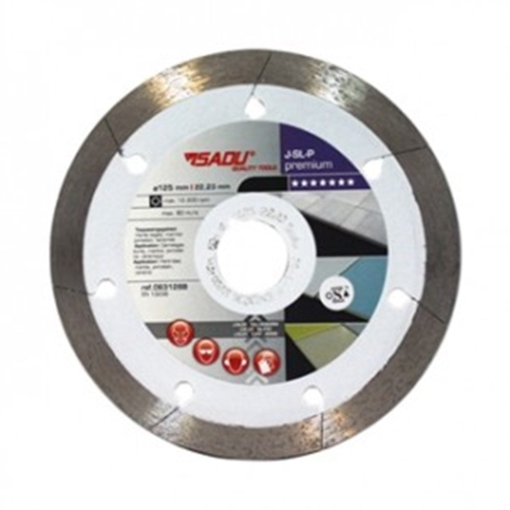 Diamantschijf 125x22x10mm Type J-SL-P-0