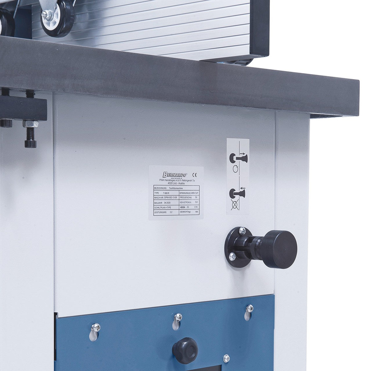 Bernardo Tafelfreesmachine T 600 R 400V - afbeelding 4