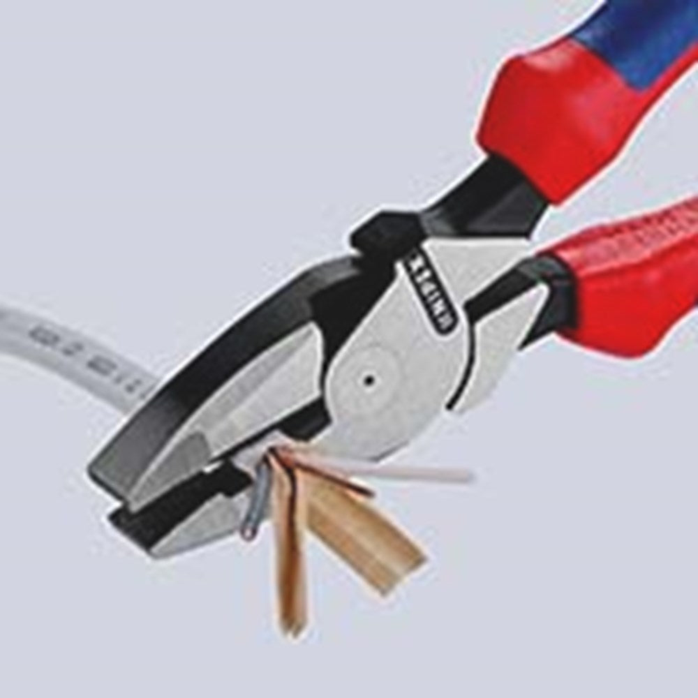 KNIPEX 09 02 240 Kracht-Kombitang "Lineman's Pliers" Amerikaans model met meer-componentengrepen zwa-3