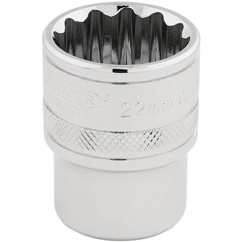1/2" Dop 22mm, 12-kant-Draper Tools-MZS Gereedschap