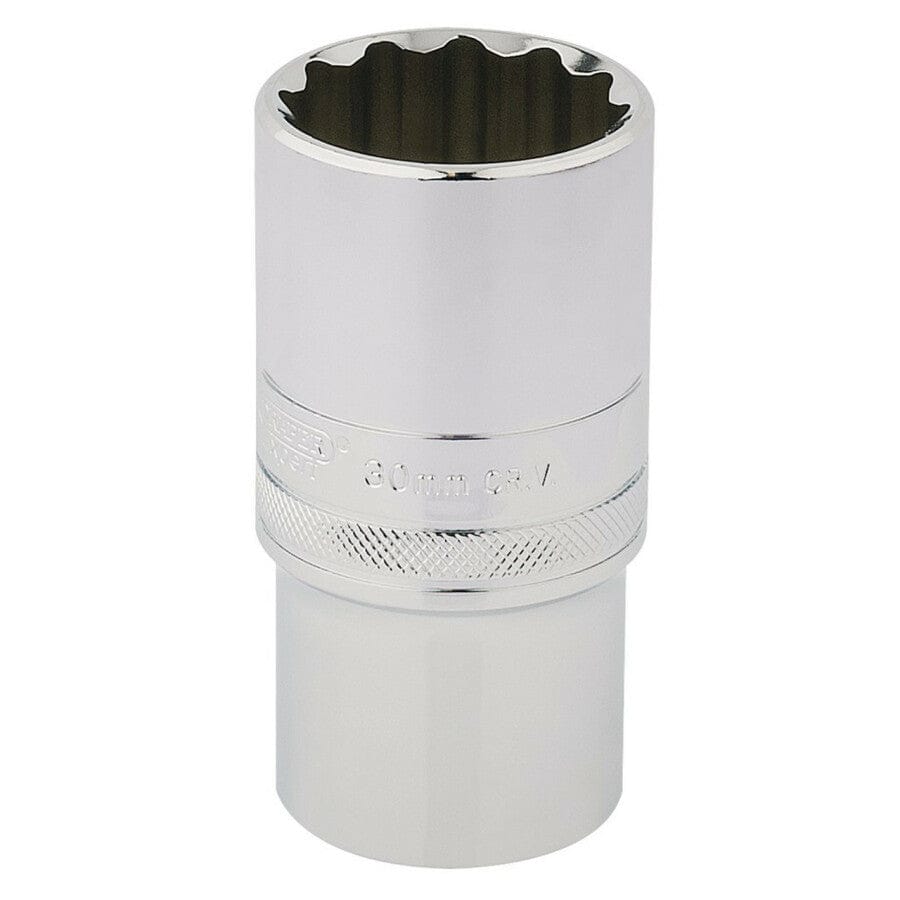 1/2" Dop lang, 30mm, 12-kant-Draper Tools-MZS Gereedschap