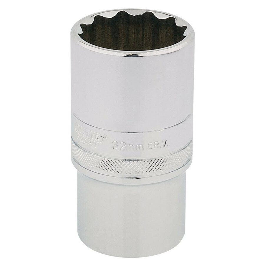 1/2" Dop lang, 32mm, 12-kant-Draper Tools-MZS Gereedschap