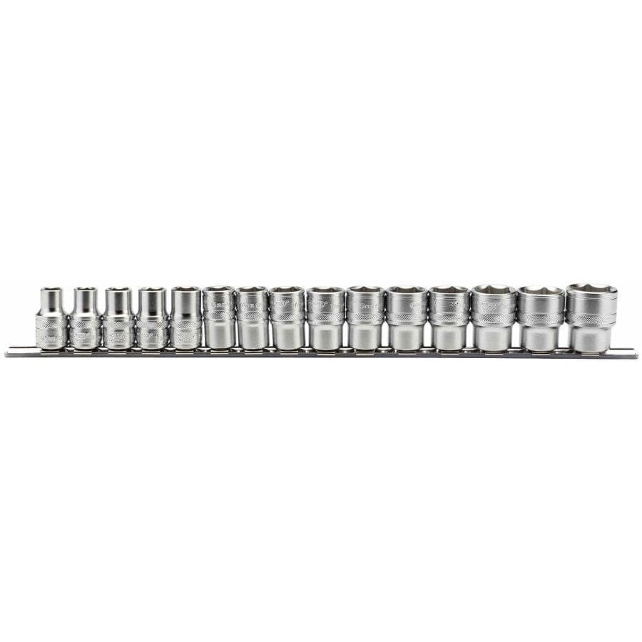 1/2" Doppenrail, 15dlg-Draper Tools-MZS Gereedschap