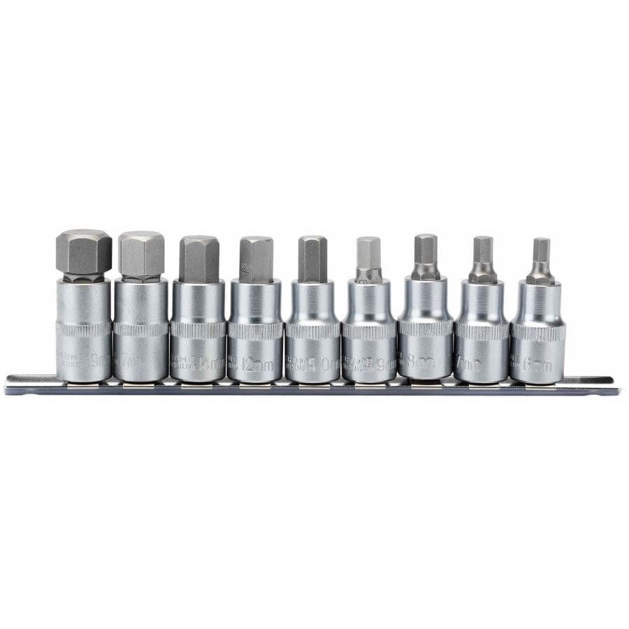 1/2" Doppenrail inbus, 9dlg-Draper Tools-MZS Gereedschap