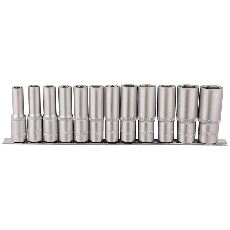 1/2" Doppenrail lang, 12-delige