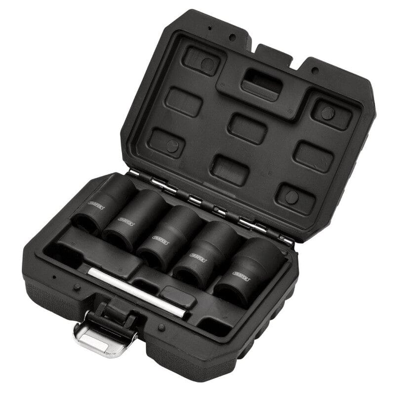 1/2” Spiraaldoppenset, 6dlg-Draper Tools-MZS Gereedschap