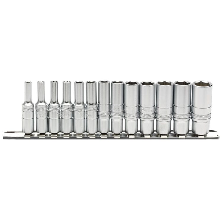 1/4" Doppenrail lang, 13dlg-Draper Tools-MZS Gereedschap