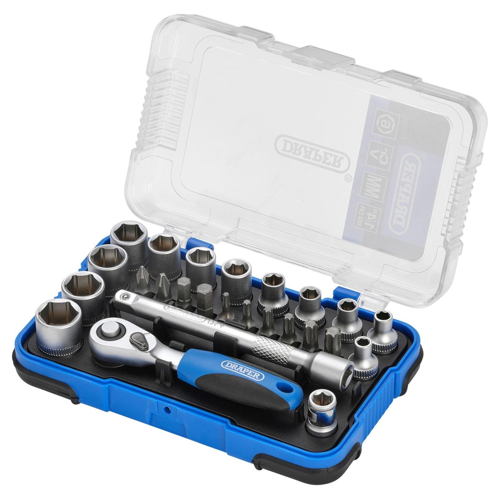 1/4" Doppenset, 25dlg
