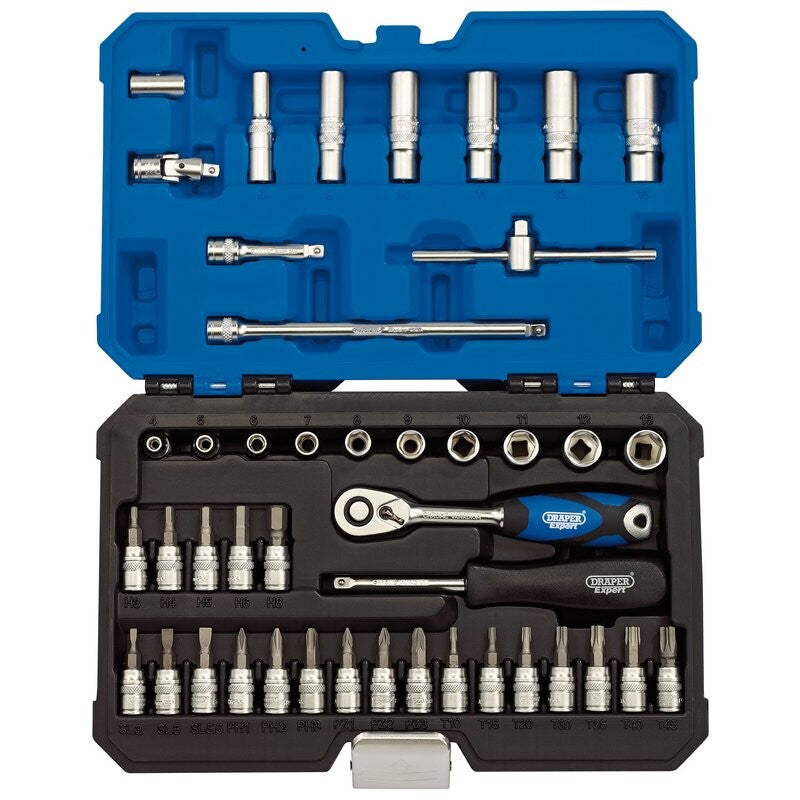 1/4" Doppenset, 44dlg