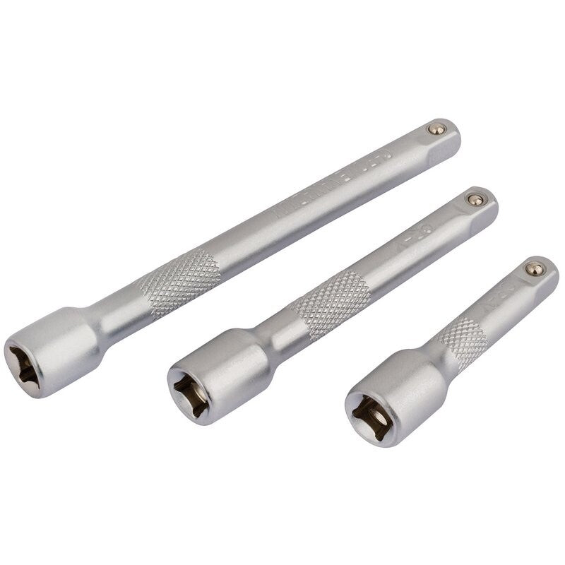 1/4" Verlengstukken set, 3-delige