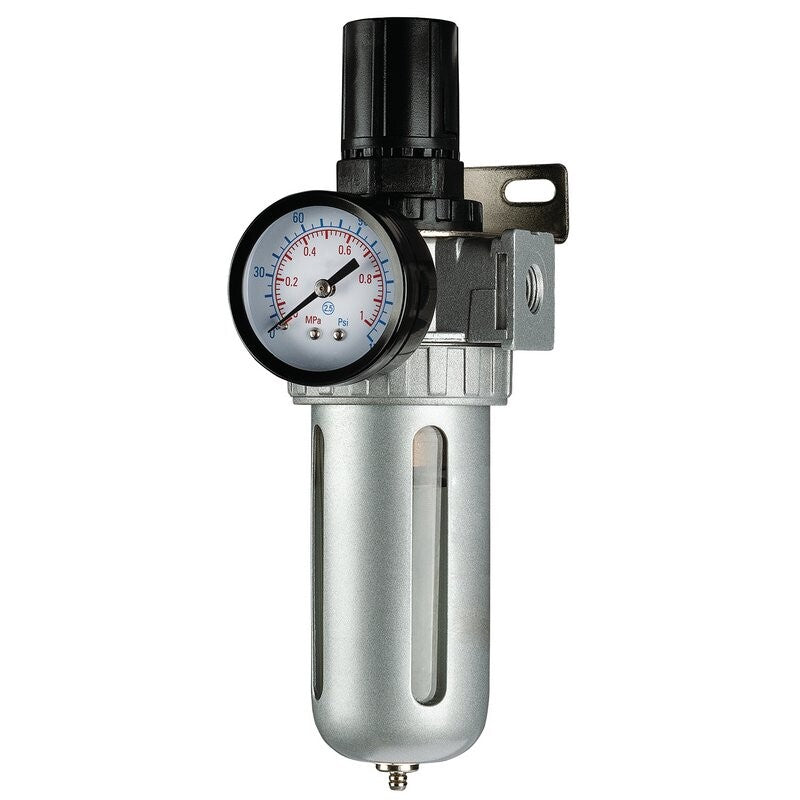 1/4'' Waterafscheider, drukregelaar (incl manometer)