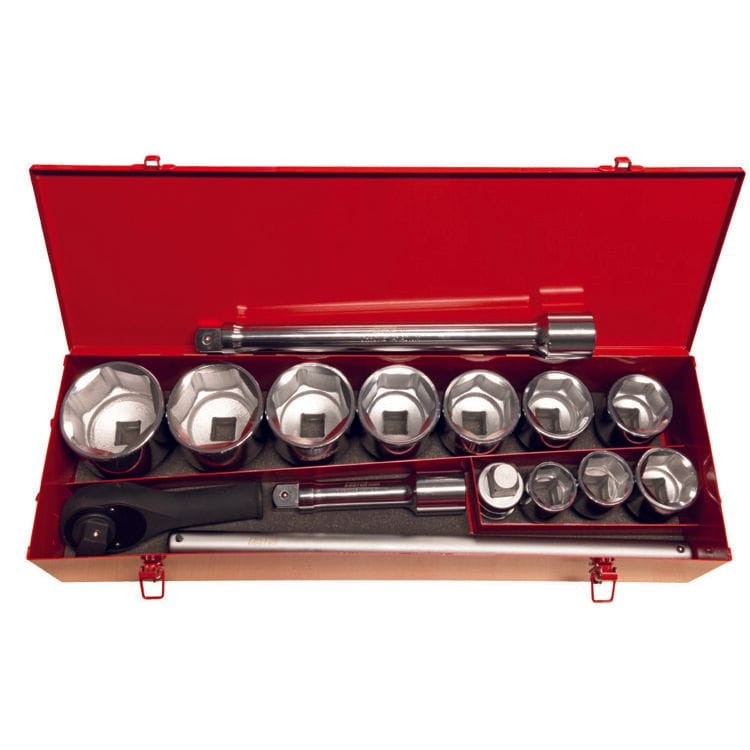 1" Doppenset, 15dlgCustorMZS Gereedschap