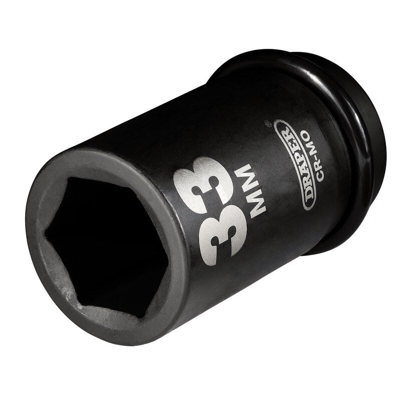 1" Krachtdop, 33mm lang