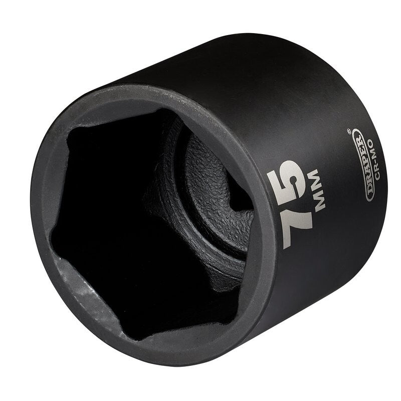 1" Krachtdop, 75mm lang