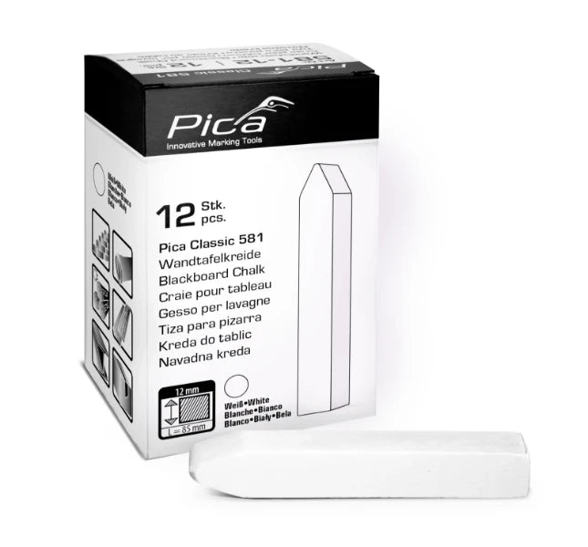 Pica Bordkrijt 581 wit (12 stuks)