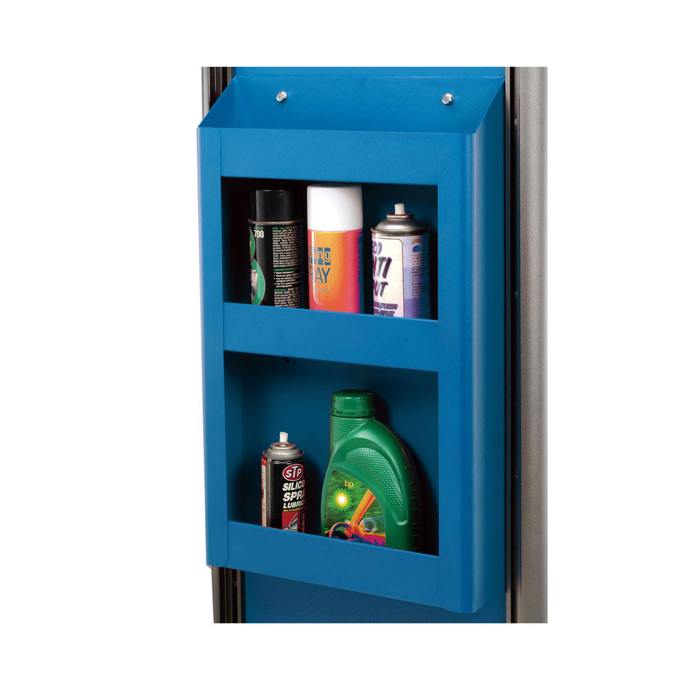 Blauwe zijplank voor 102, 103 trolley