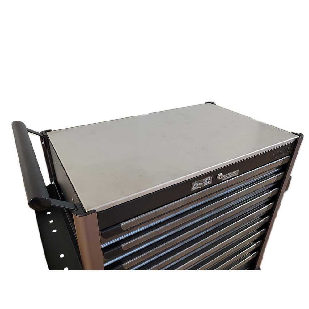 Stainless steel top