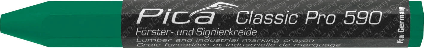 Pica Classic 590/36 Markeerkrijt PRO groen - 12 krijtjes
