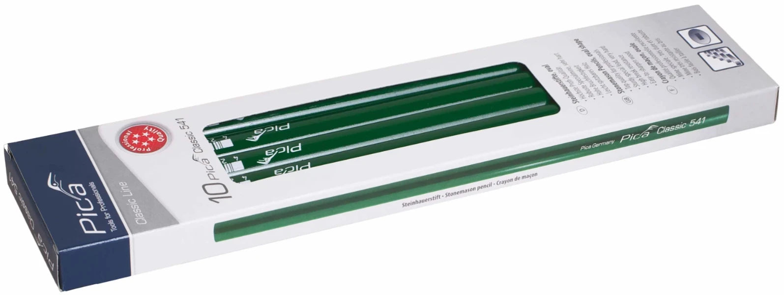 Pica Classic 541/30 Steenhouwerspotlood 10H 30 cm (10 stuks)