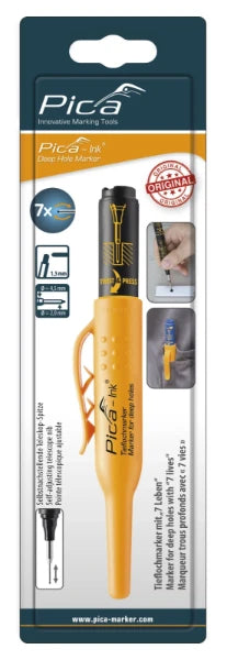 Pica Ink 150/46 Markeerstift voor diepe gaten zwart (blister)