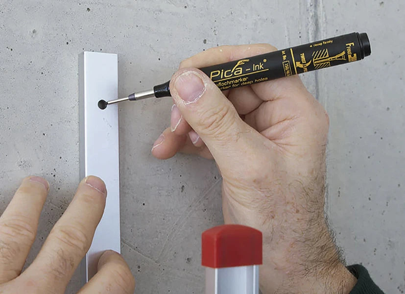 Pica Ink 150/40 Markeerstift voor diepe gaten rood