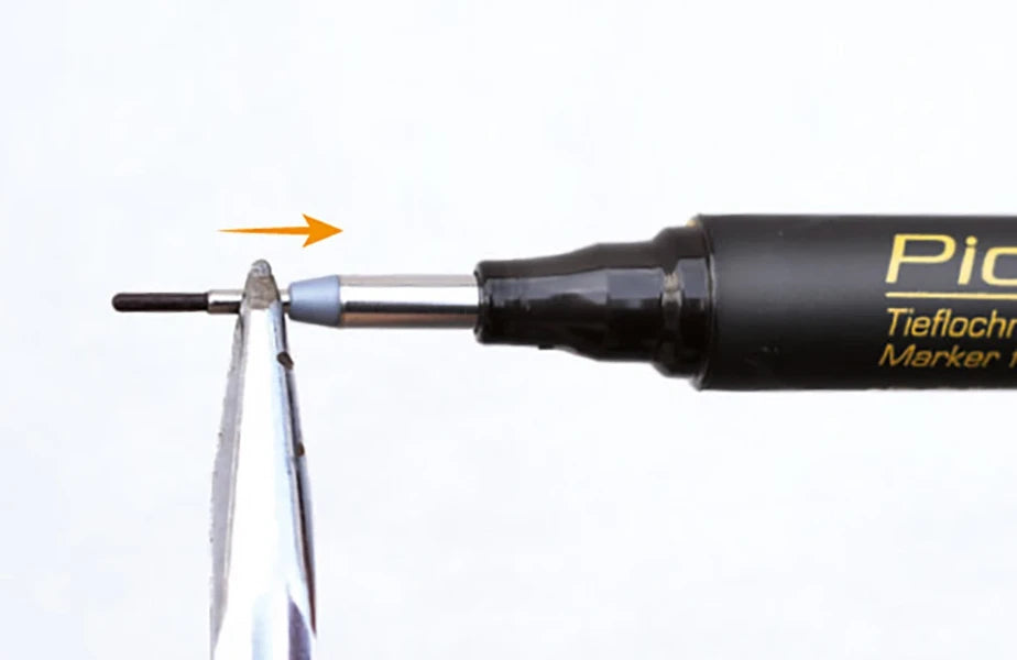 Pica Ink 150/40 Markeerstift voor diepe gaten rood