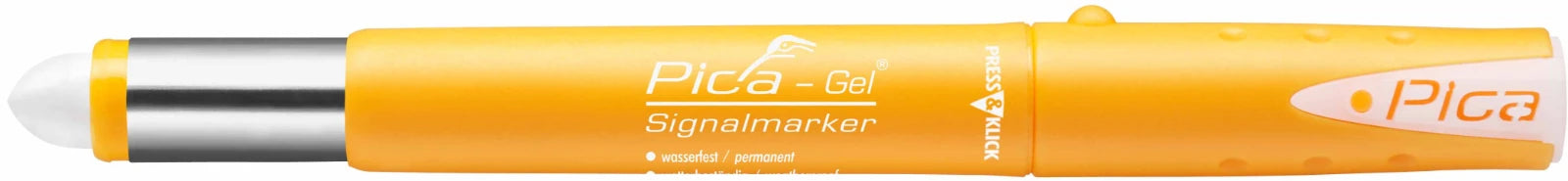 Pica Gel 8080 Signalmarker wit (blister)