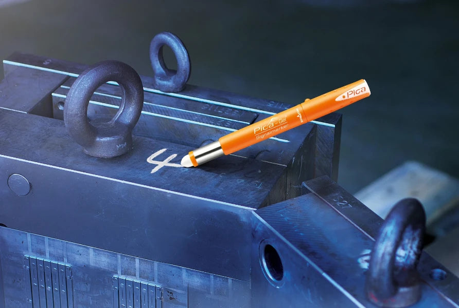 Pica Gel 8025 Signalmarker wit (display)