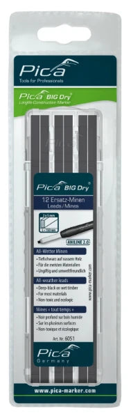 Pica BIG Dry 6051 Navulling grafiet/zwart (blister)
