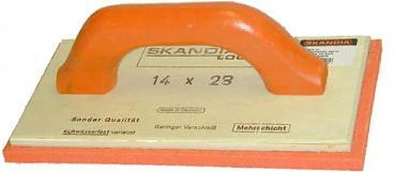 Skandia Schuurbord 28x14 cm grof - oranje rubber