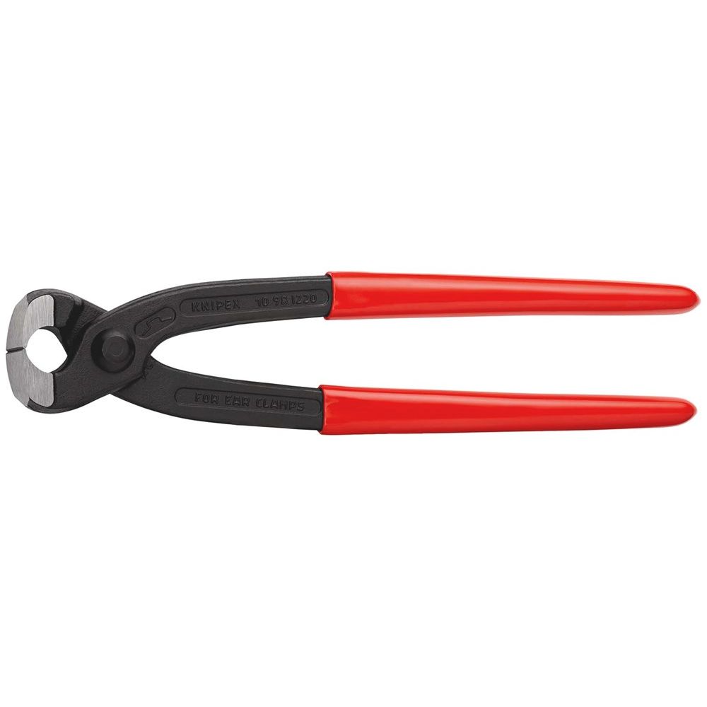 KNIPEX 10 98 I220 Oorklemtang met kunststof bekleed zwart geatramenteerd 220 mm-0